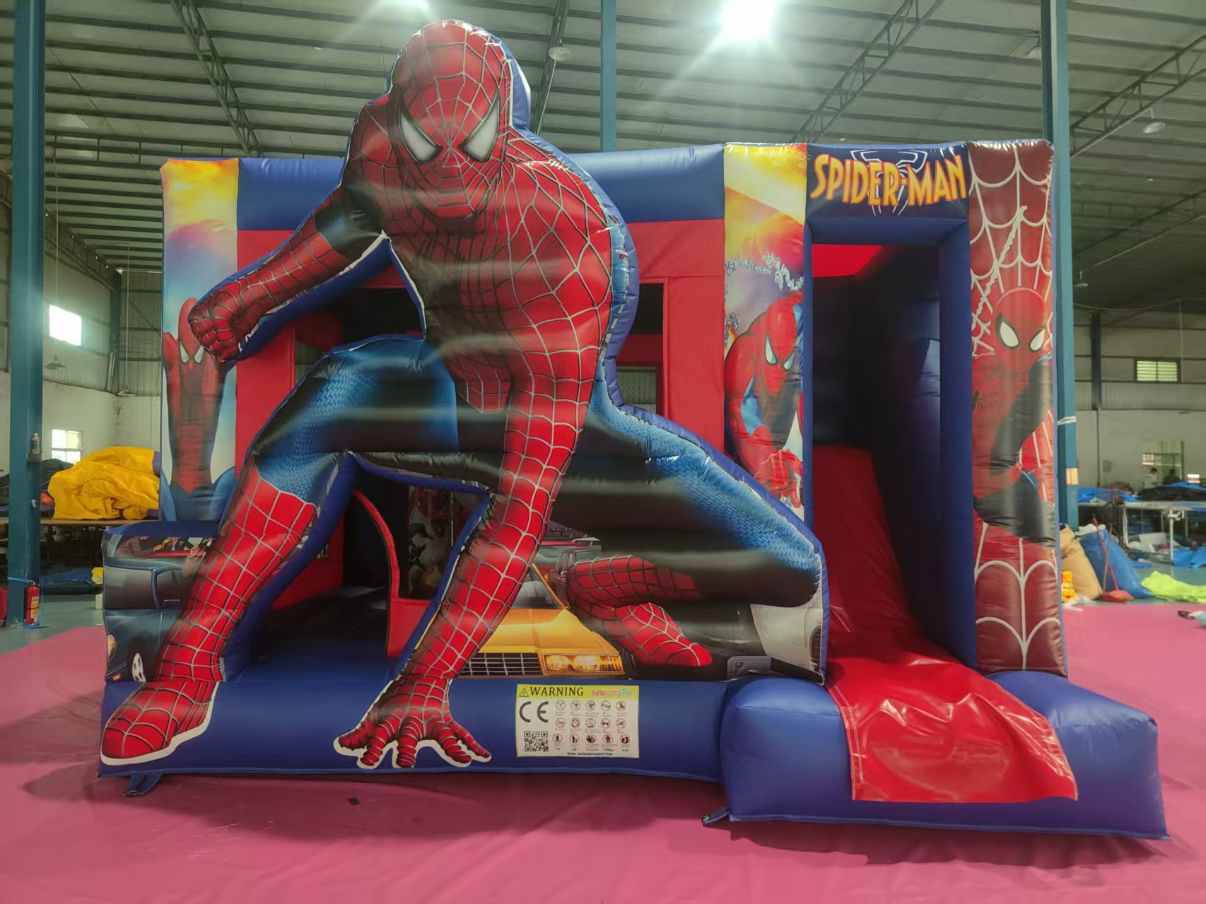 Spider-Man Bounce & Slide Combo — inflatable from China factory for Africa