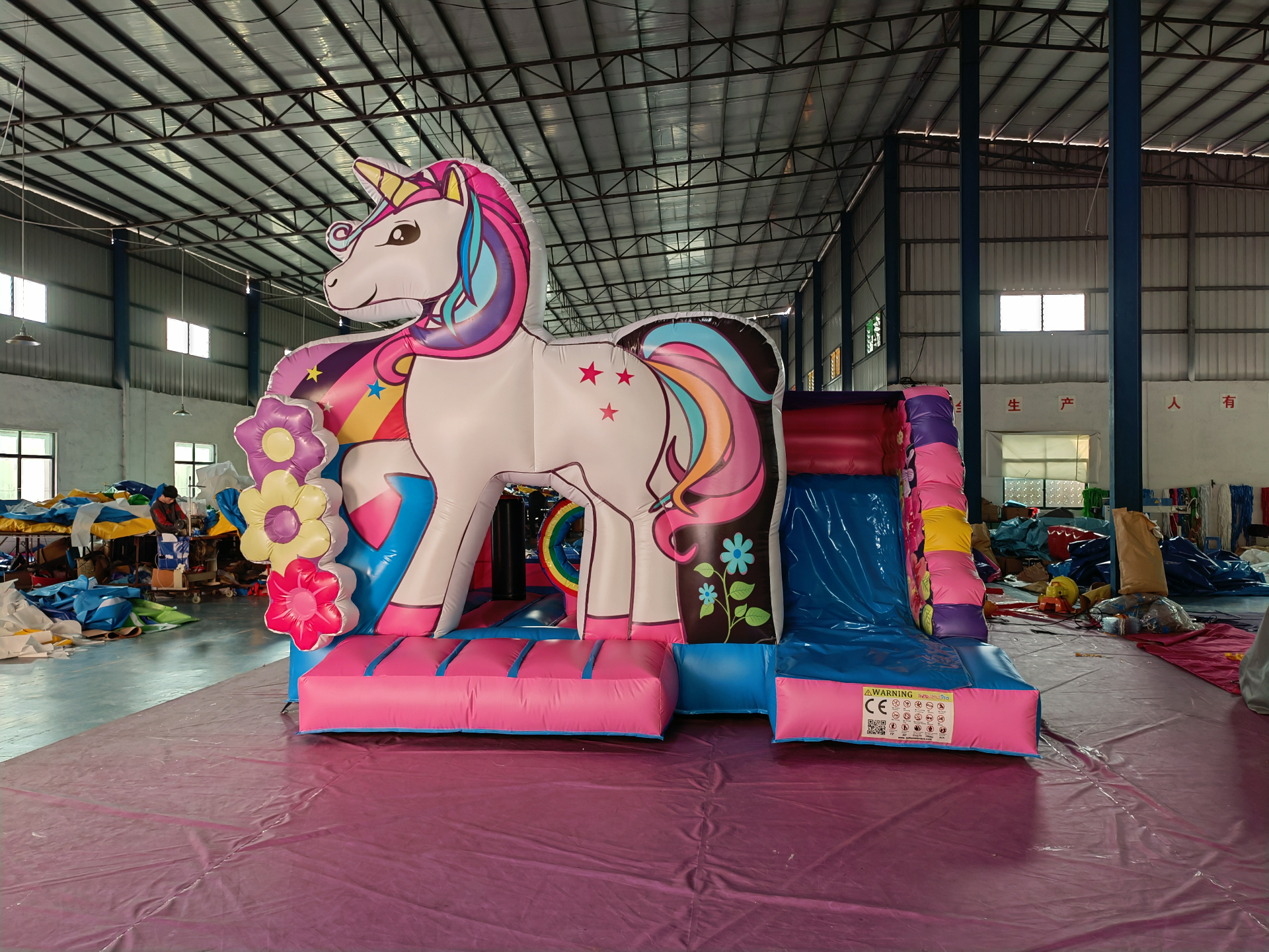 Unicorn Bounce & Slide Combo — inflatable from China factory for Africa