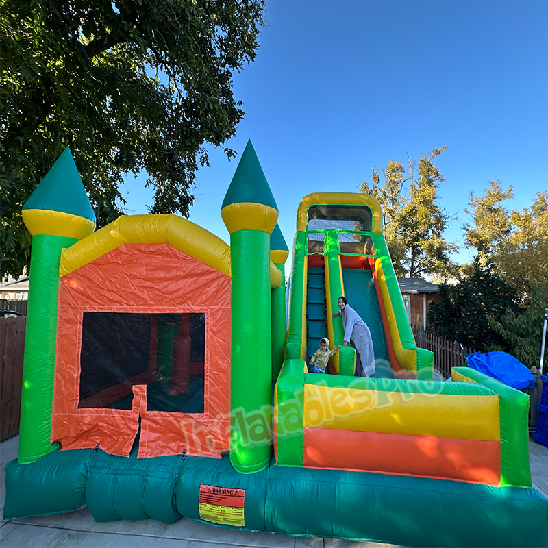 Jungle Green Castle Combo — inflatable from China factory for Africa