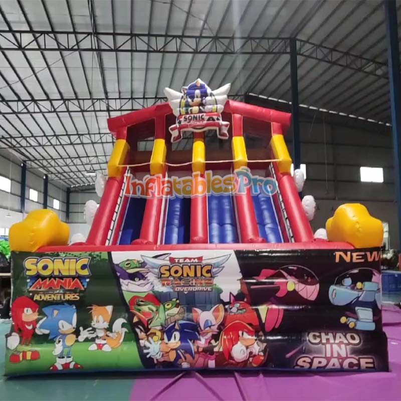 Sonic Mania Mega Slide — inflatable from China factory for Africa