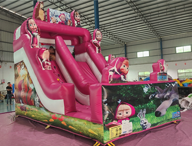 Masha & The Bear Slide — inflatable from China factory for Africa